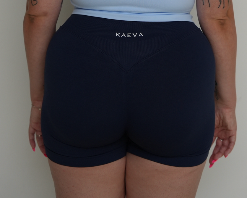 Scrunch Shorts - Midnight Blue