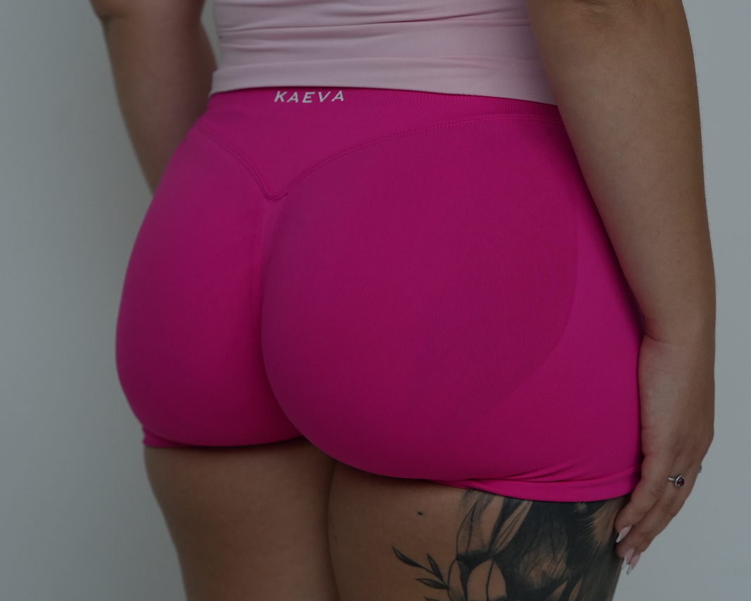 Scrunch Shorts - Barbie