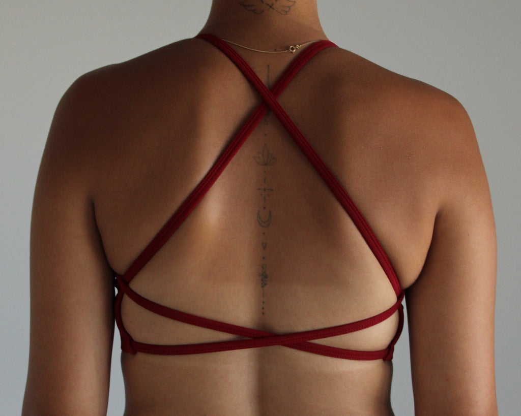 Signature Bra - Wine Red