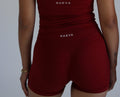 Scrunch Shorts - Wine Red