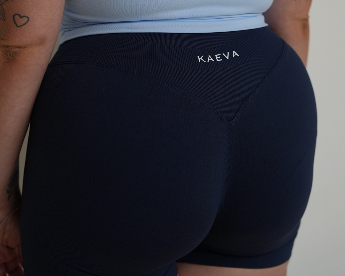 Scrunch Shorts - Midnight Blue