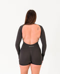 Sculpt Long Sleeve One Piece - Shark Grey (PRE-ORDER)
