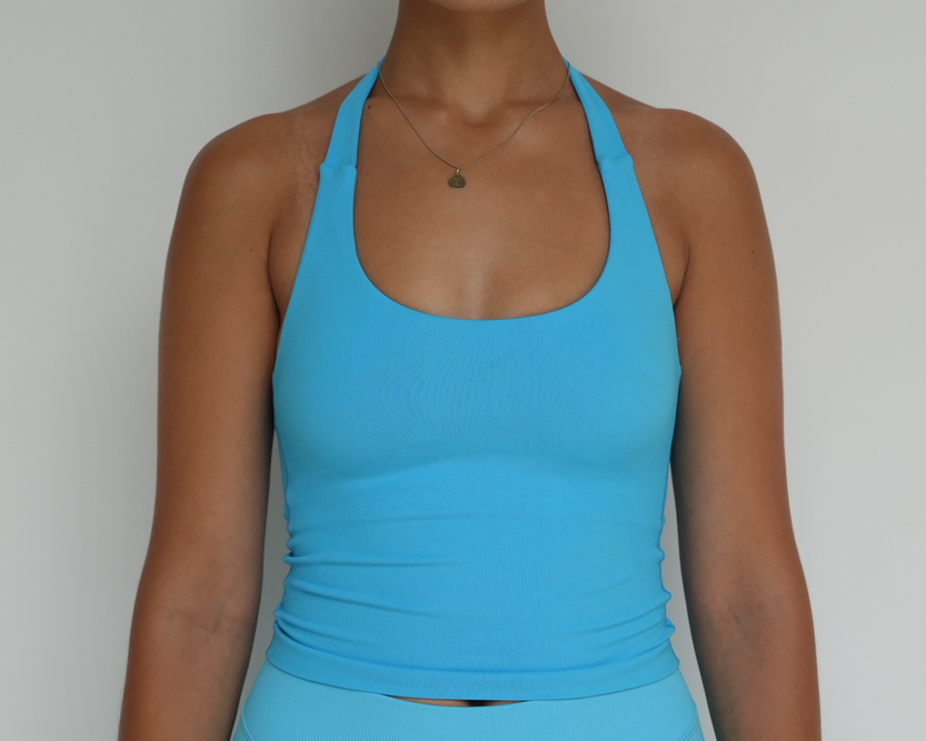 Sculpt Halter Tank - Sea Breeze