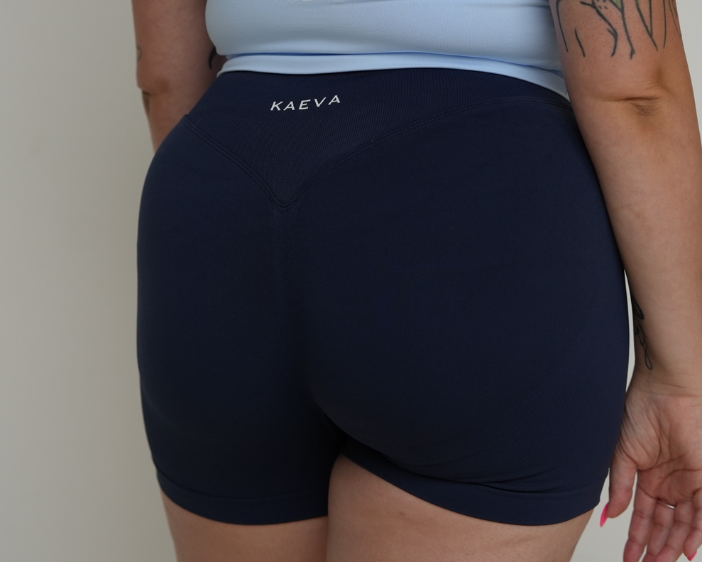 Scrunch Shorts - Midnight Blue