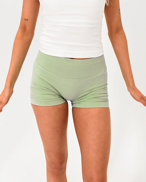 Contour shorts - Matcha