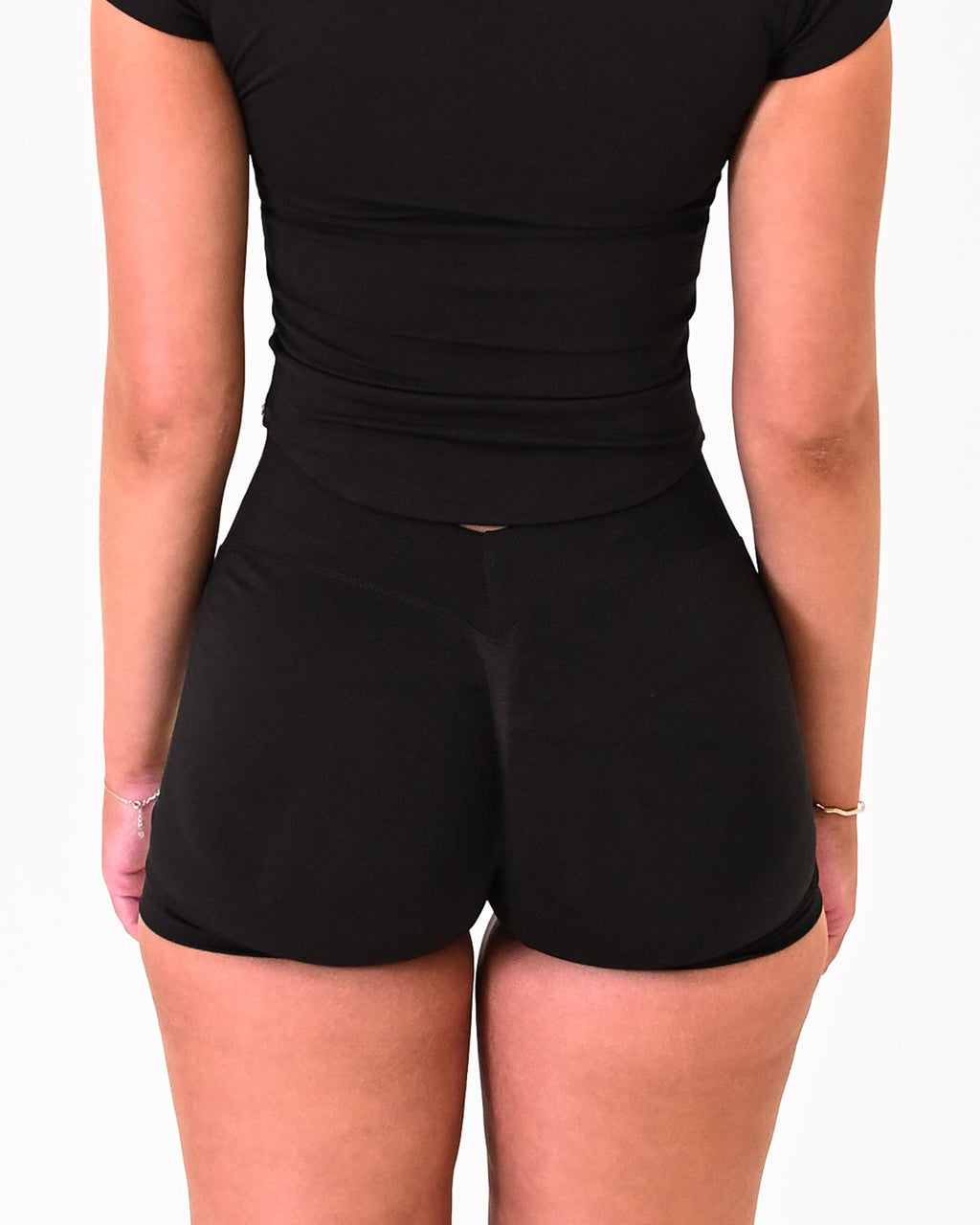 V-Back Shorts - Obsidian