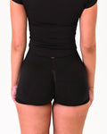 V-Back Shorts - Obsidian