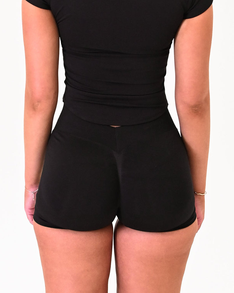 V-Back Shorts - Obsidian (PRE-ORDER)