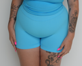 Scrunch Shorts - Bubblegum Blue