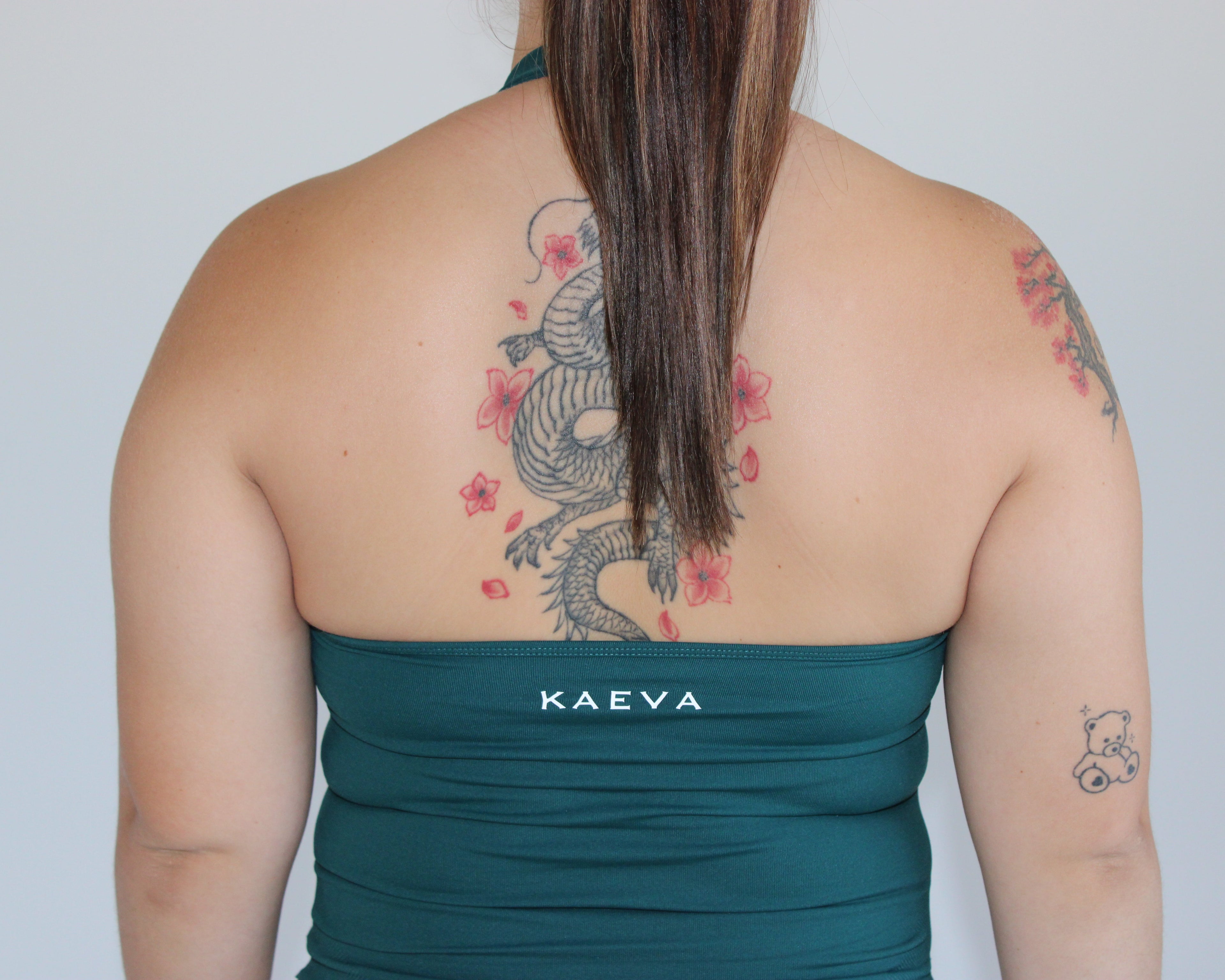 Sculpt Halter Tank - Evergreen