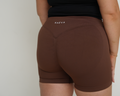 Scrunch Shorts - Hot Cocoa