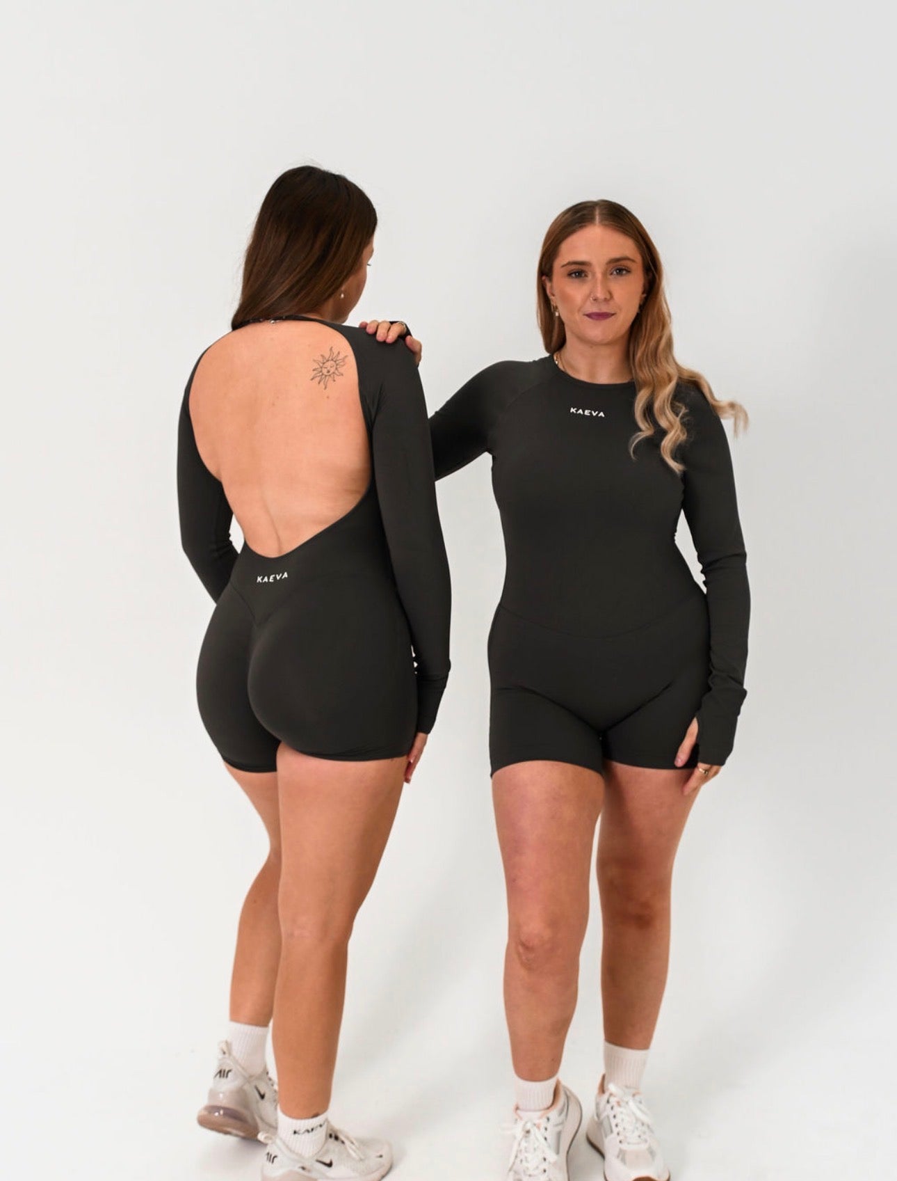 Sculpt Long Sleeve One Piece - Shark Grey (PRE-ORDER)